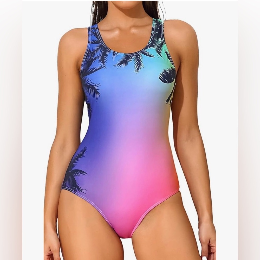Attracosports Women's Athletic One Piece Swimsuit